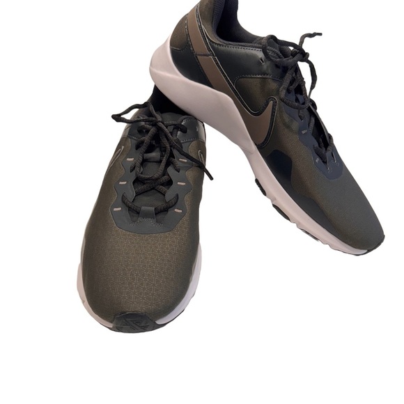 Nike Legend Essential 2 Men’s Athletic Running Sneakers Sz 12 Khaki NEW! - Picture 1 of 13